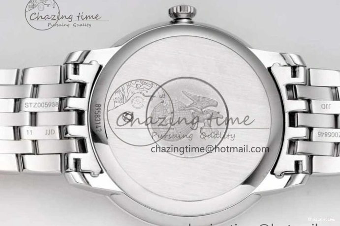 0228 De Ville SS DIWF 1:1 Best Edition Light Blue Dial SS Markers on SS Bracelet MIYOTA TopPick 7850